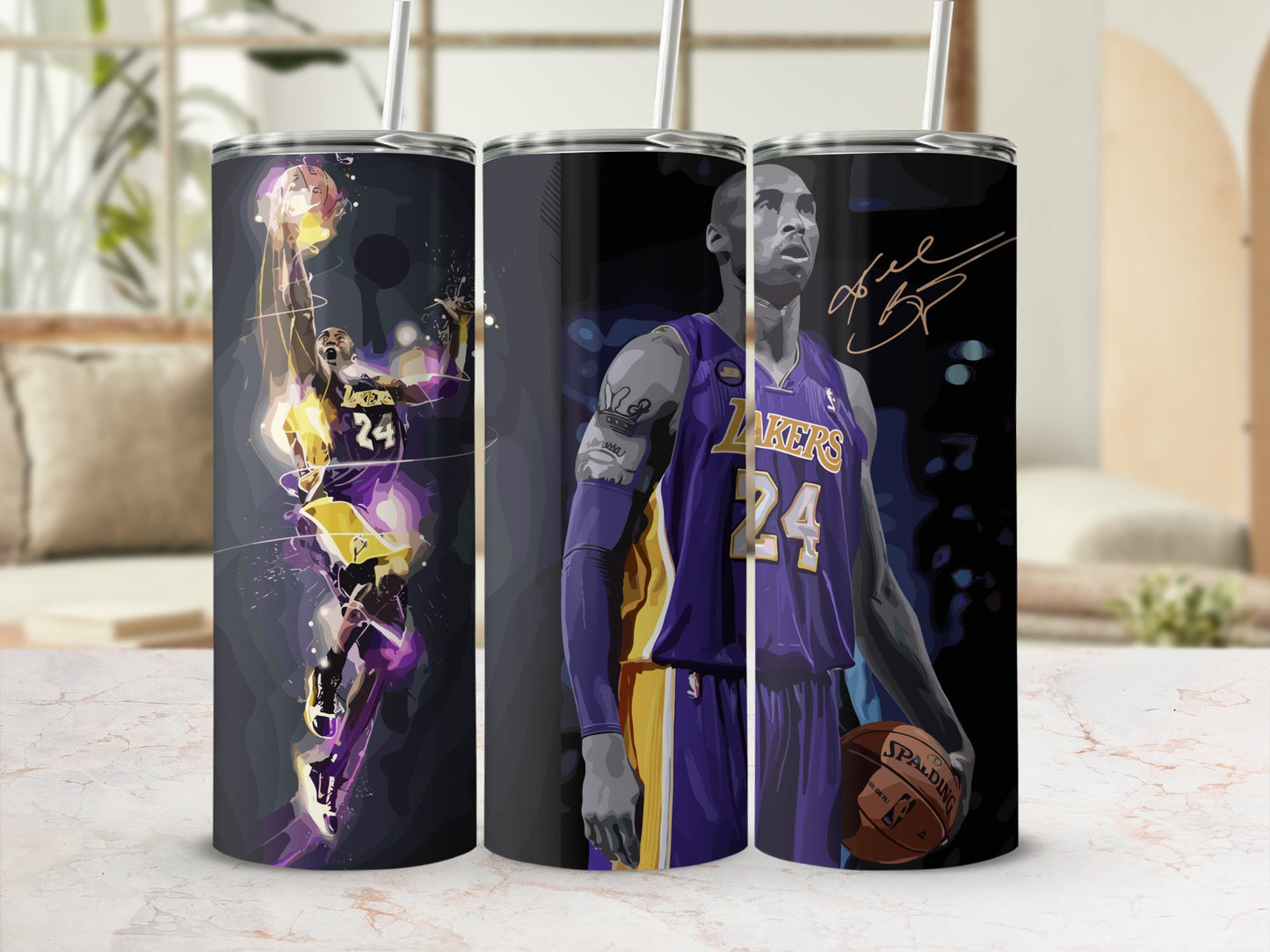 Kobe Bryant 20 Oz Stainless Steel Tumbler