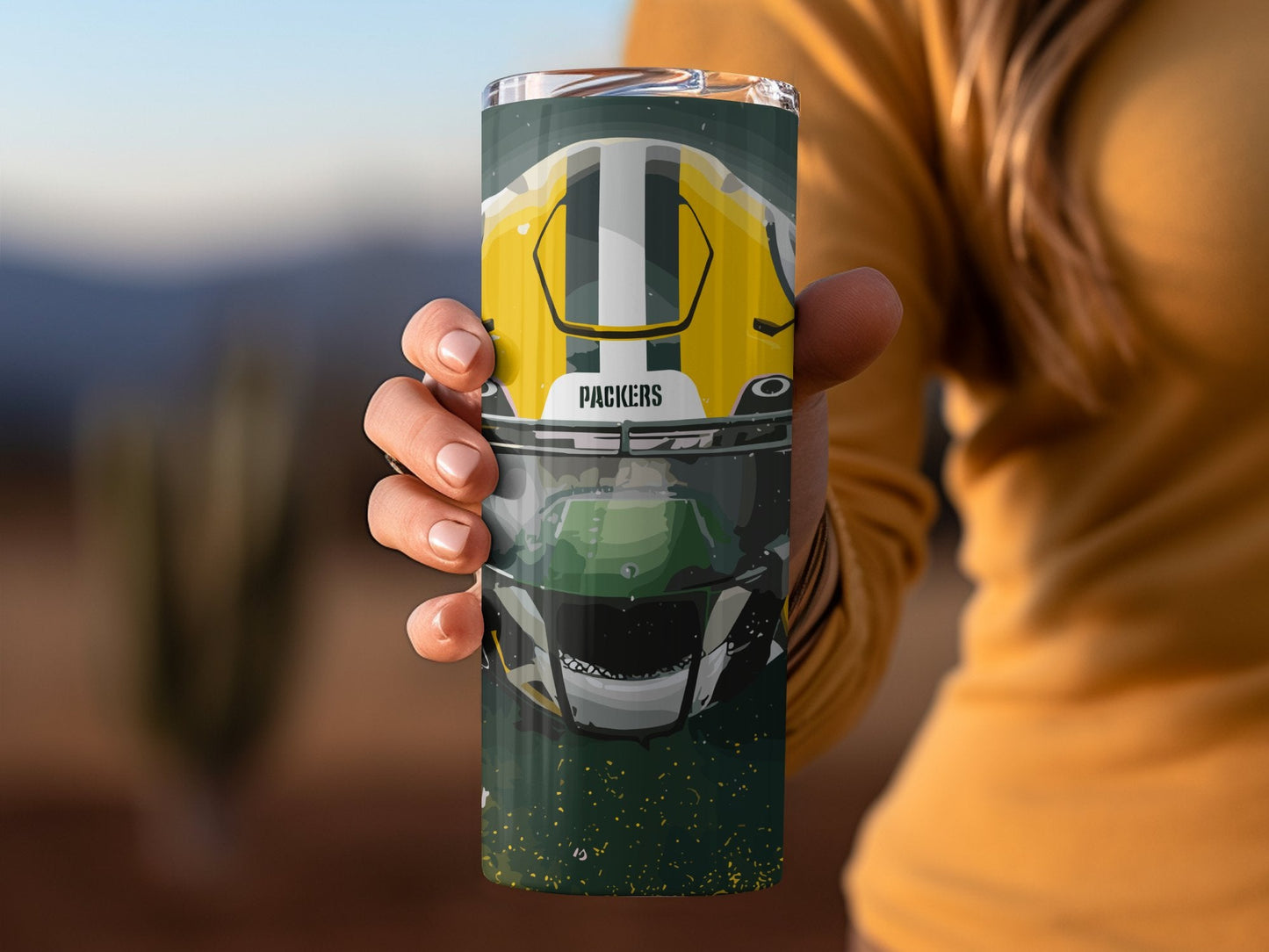 Green Bay Packers 20 Oz Stainless Steel Tumbler