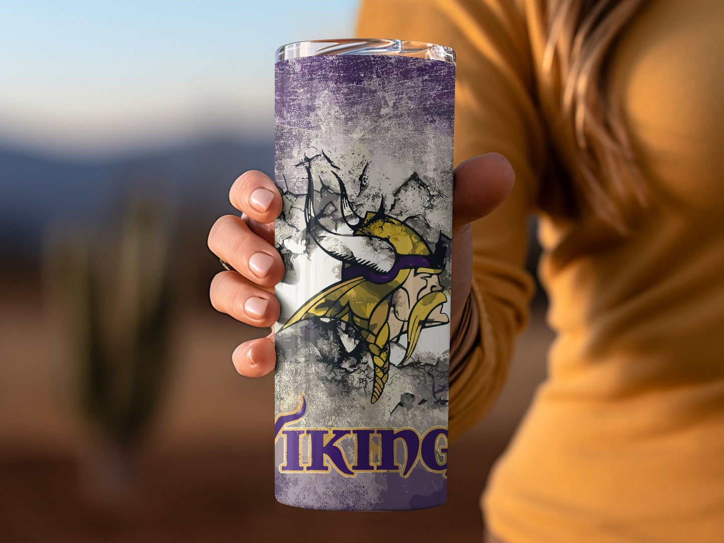 Minnesota Vikings 20 Oz Stainless Steel Tumbler