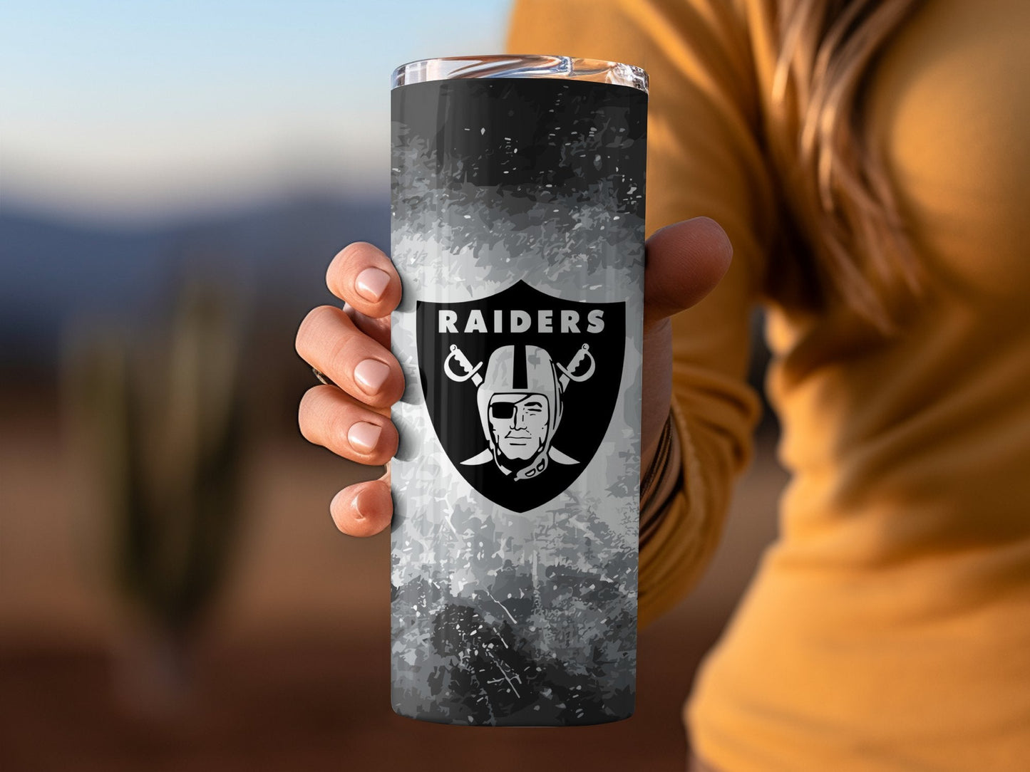 Las Vegas Raiders 20 Oz Stainless Steel Tumbler