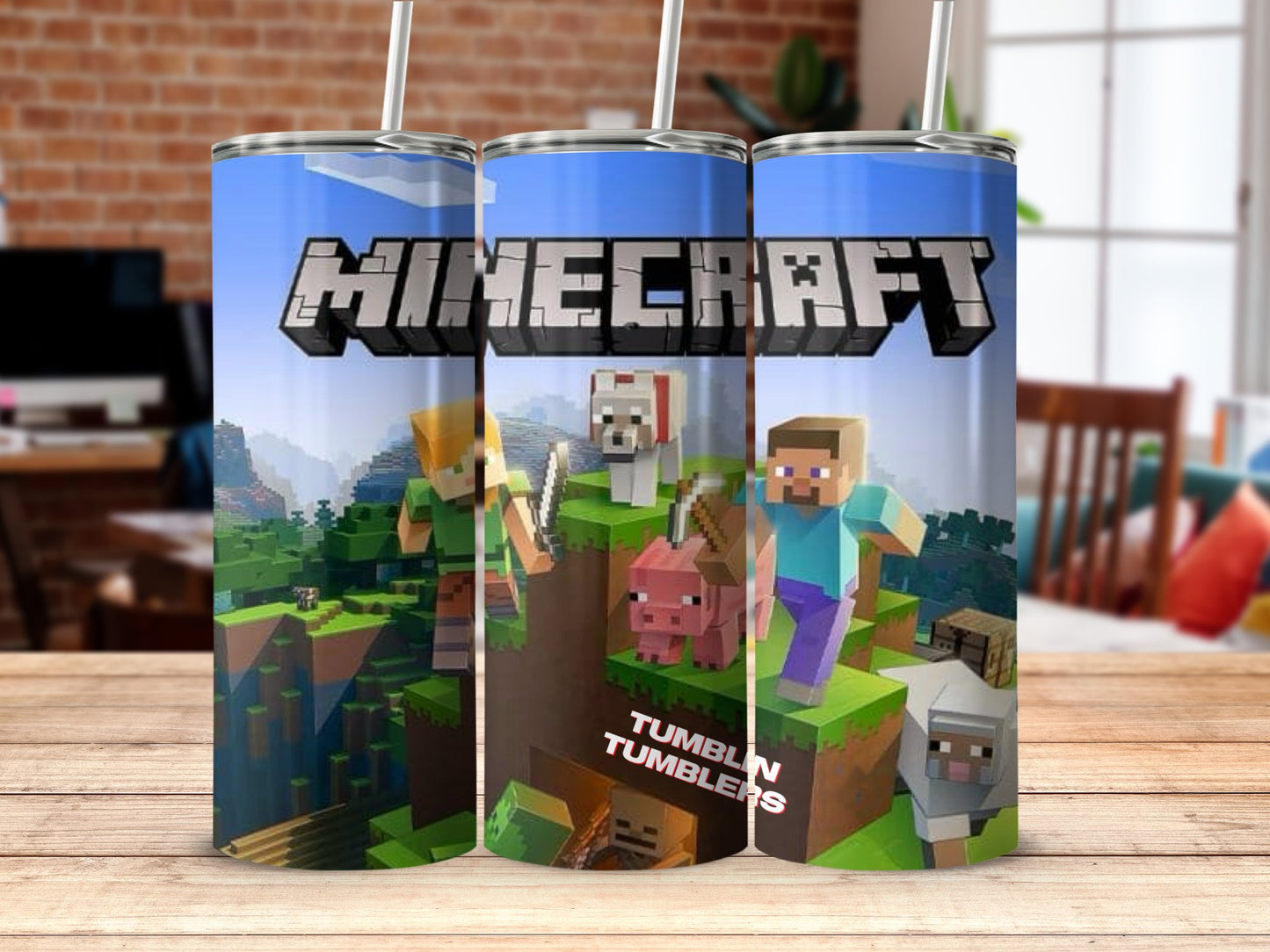 Minecraft 20 Oz Stainless Steel Tumbler