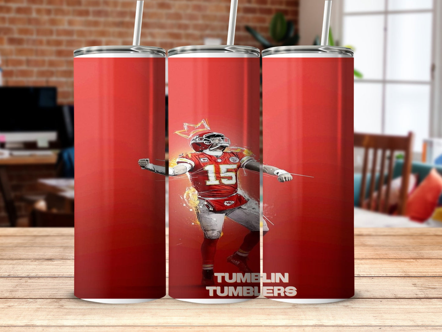 Pat Mahomes 20 Oz Stainless Steel Tumbler