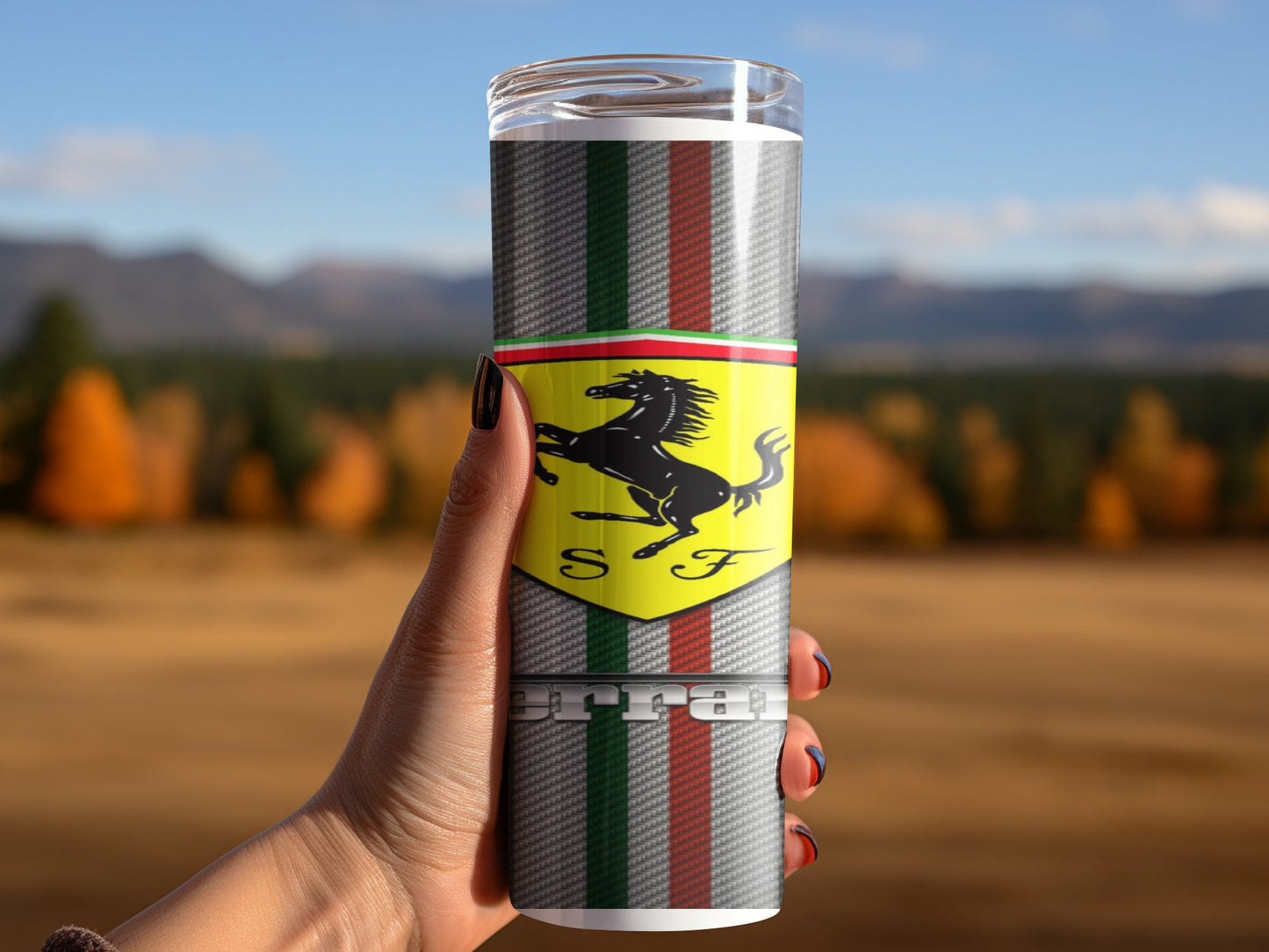 Ferrari 20 Oz Stainless Steel Tumbler