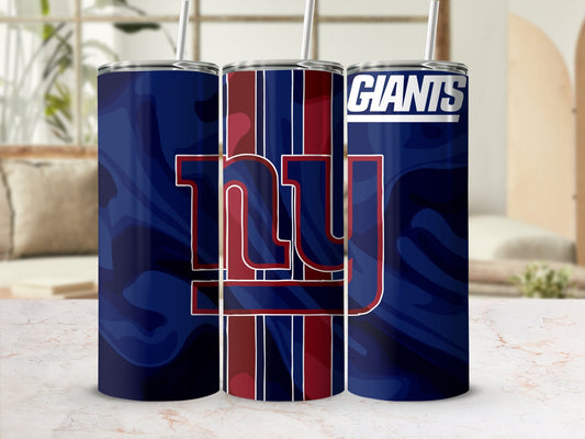 New York Giants 20 Oz Stainless Steel Tumbler