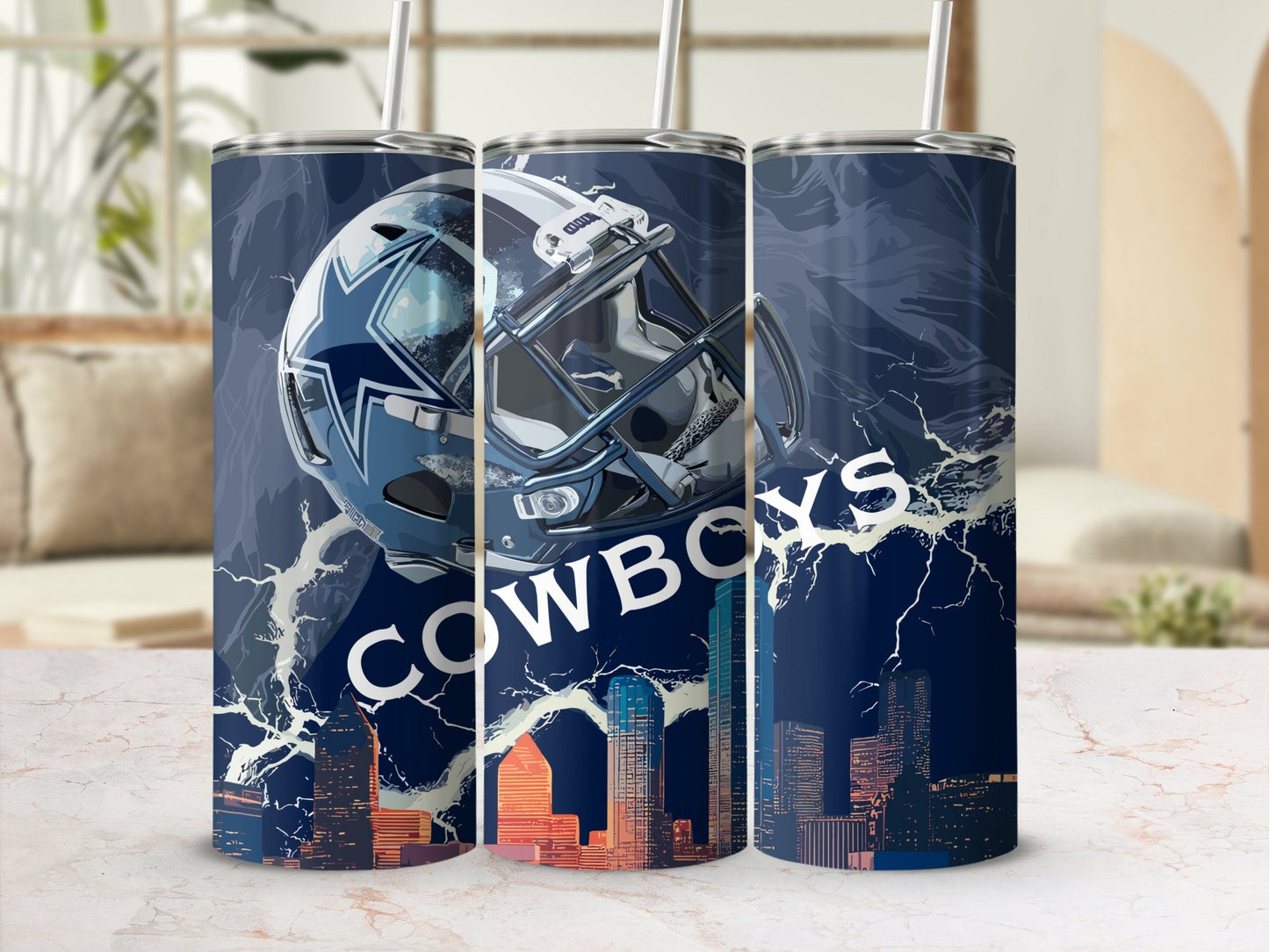 Dallas Cowboys 20 Oz Stainless Steel Tumbler