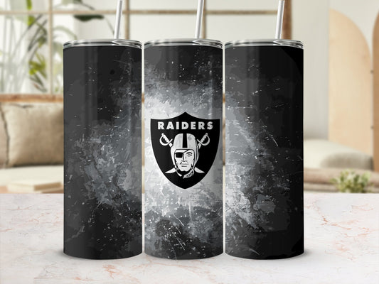 Las Vegas Raiders 20 Oz Stainless Steel Tumbler