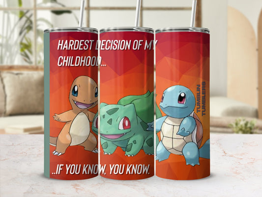 Pokemon 20 Oz Stainless Steel Tumbler