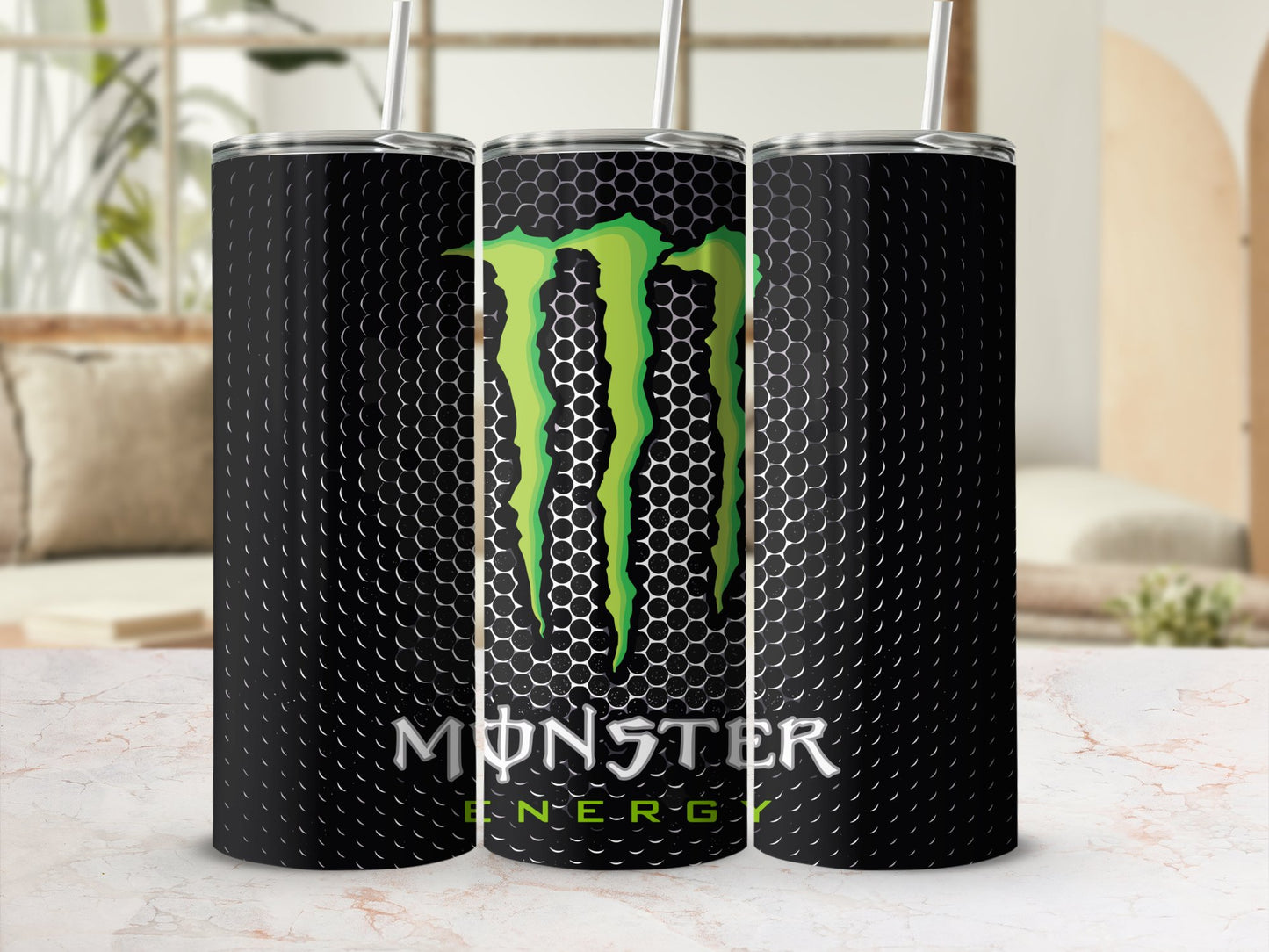 Monster 20 Oz Stainless Steel Tumbler